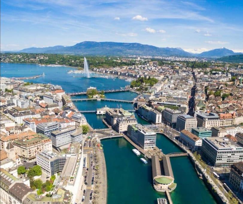 Modern'Blue - Gare Annemasse A 3Min-Geneve Acces Directアパートメント エクステリア 写真